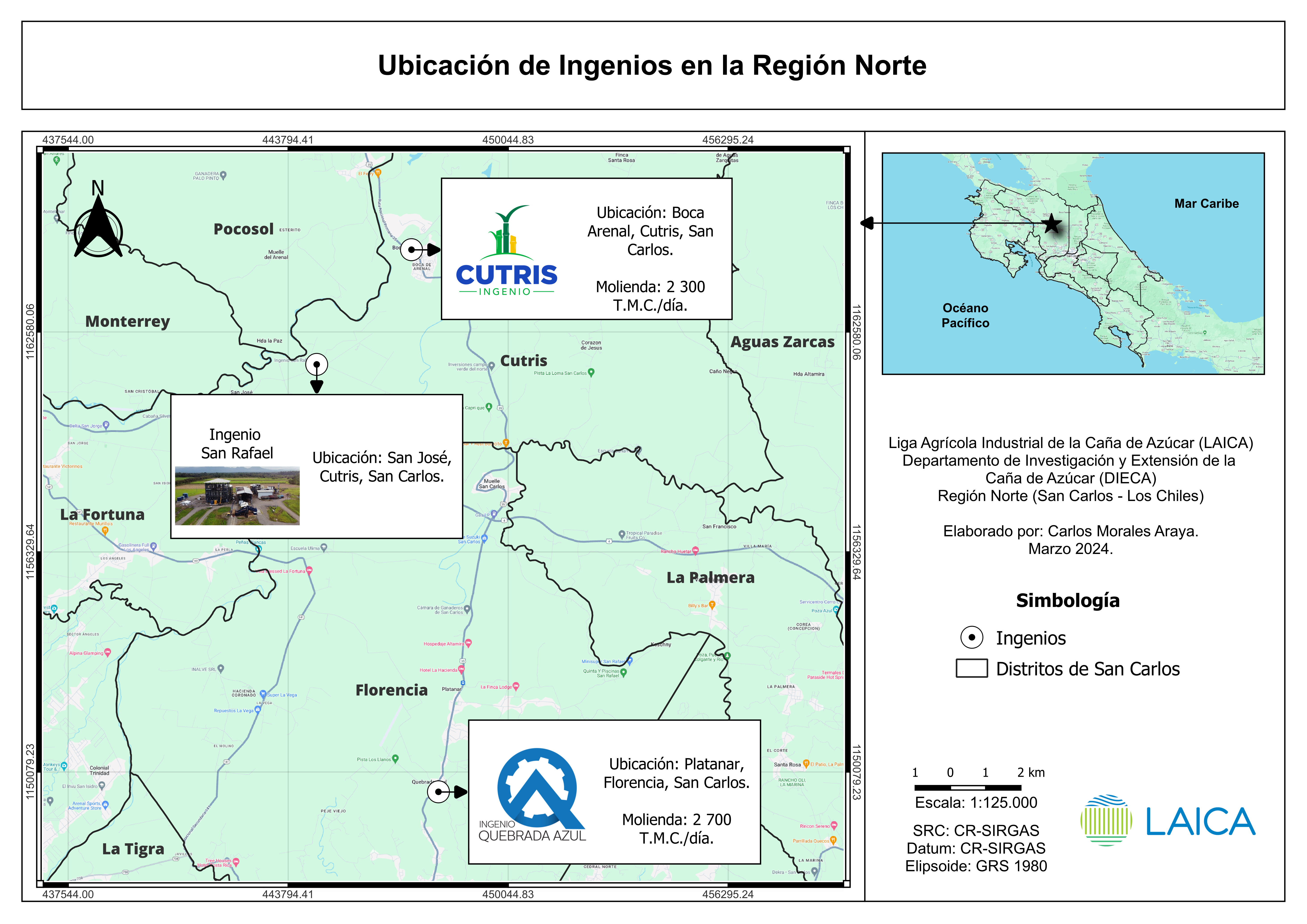 Ingenios de la Región Norte.