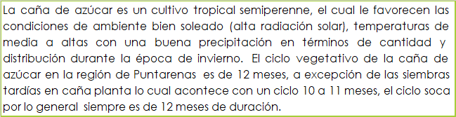 Aspectos generales de la región