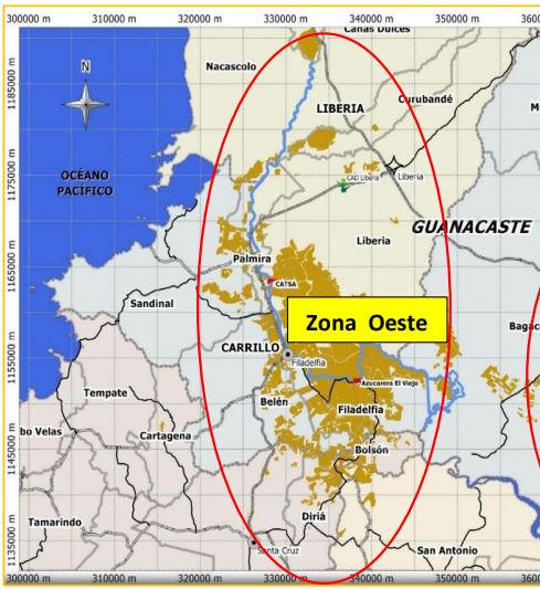 2.REGIÓN GUANACASTE (Zona Oeste)