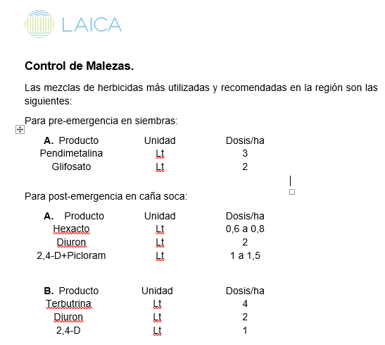 Mezclas de herbicidas